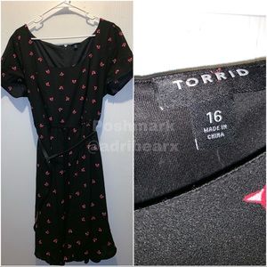 Skater Dress with Small Foxes from Torrid